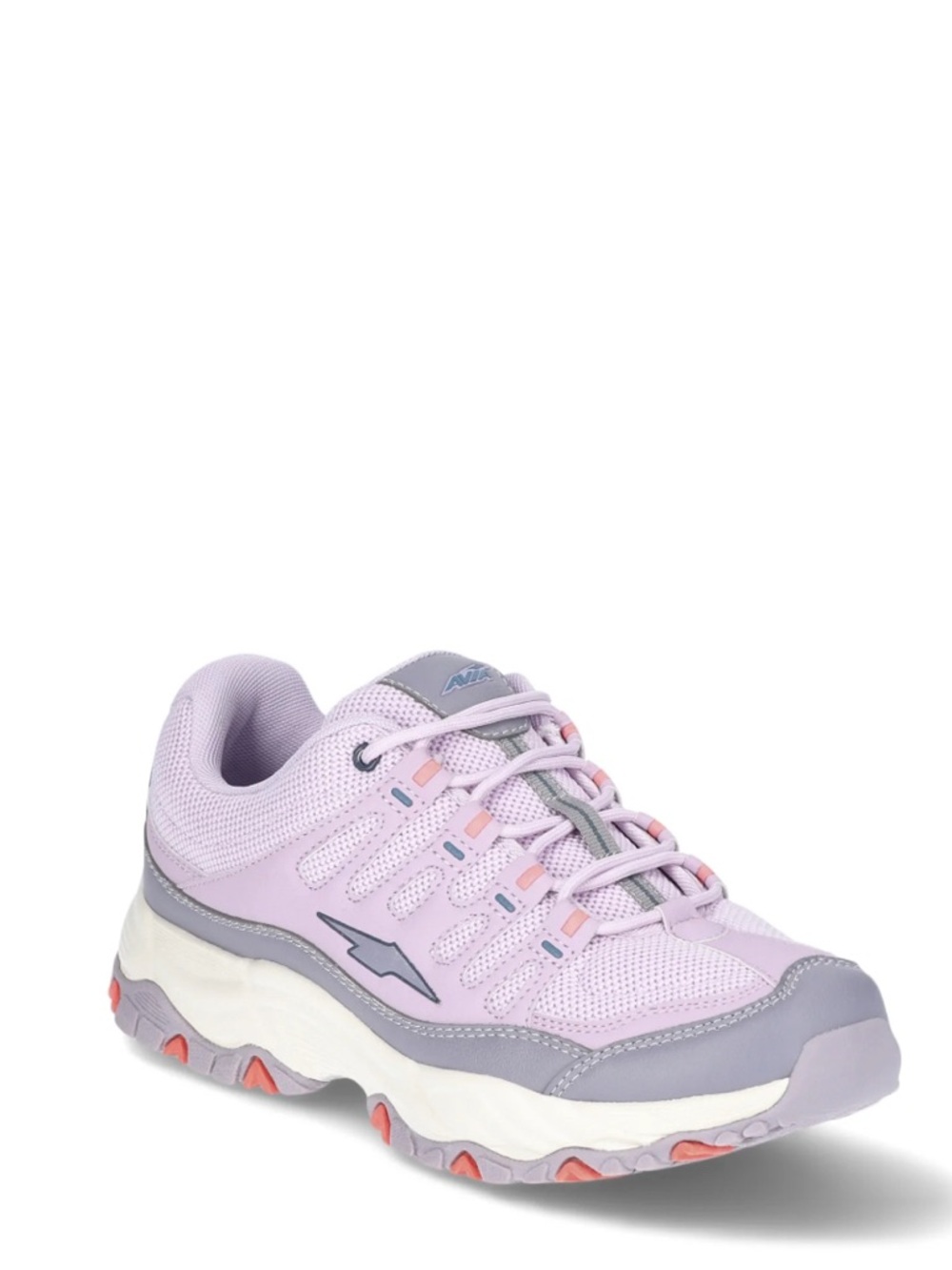 Avia Lavender and Gray Women's Athletic Trainer with Coral Accents